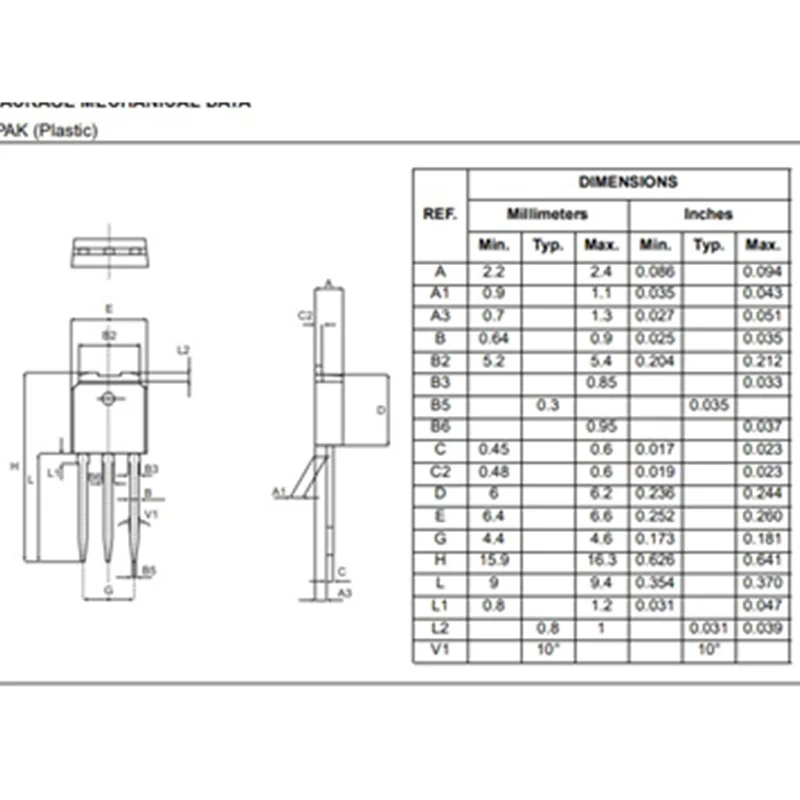 10 шт./лот T405-600B 600V 4A-252 T405-600 405-600B T40560 T405-600T-220 T405-600H-251 контрольный тиристорный TRIAC 600V 31A