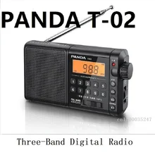 Панда T-02 радио портативный пожилых людей полупроводниковый U диск воспроизведения MP3 функция громкий объем