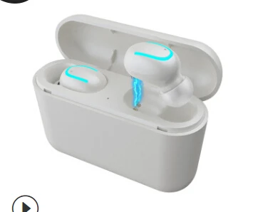 Double White Новейшая мода Bluetooth 5,0 гарнитура TWS беспроводные наушники Близнецы наушники 5D стерео наушники - Цвет: Double White