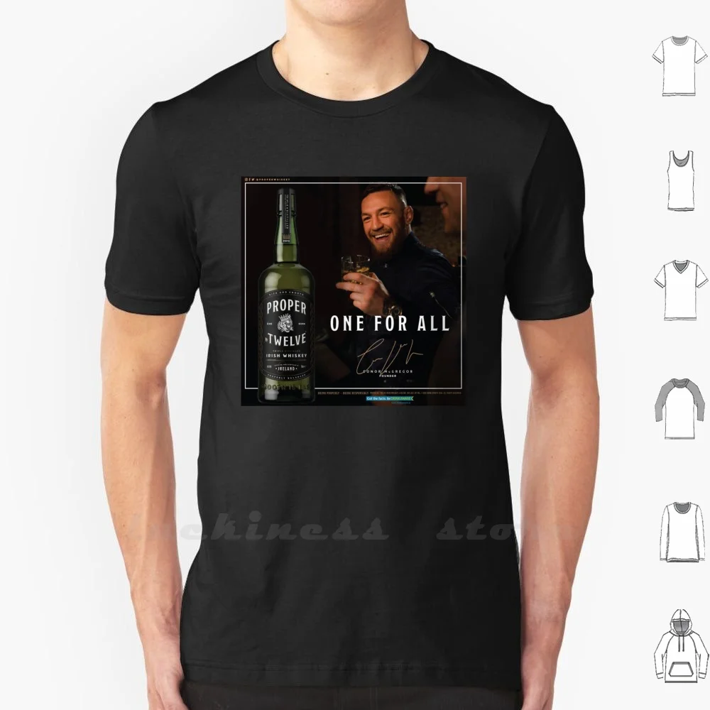 Конор Макгрегор правильное 12 Официальный фирменный логотип футболка хлопок