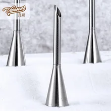 Растяжимый слоеный носик для украшения маленький 304 из нержавеющей стали носик для украшения торта Крем шаблон монтажное устройство хлебобулочные приборы