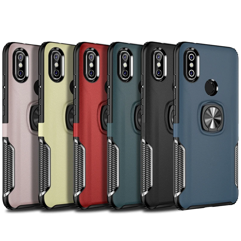 Противоударный защитный чехол для Xiaomi Redmi Note 5 8 7 6 Pro 4 4X Note5 Note4 X Mi 9 9T Mi9 с кольцом