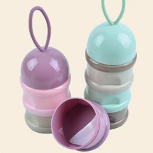 3 слоя портативный контейнер для детского питания коробка Эфирные зерновые Мультяшные молочные Бутылочки для присыпки дети формула контейнер для молока коробка для еды