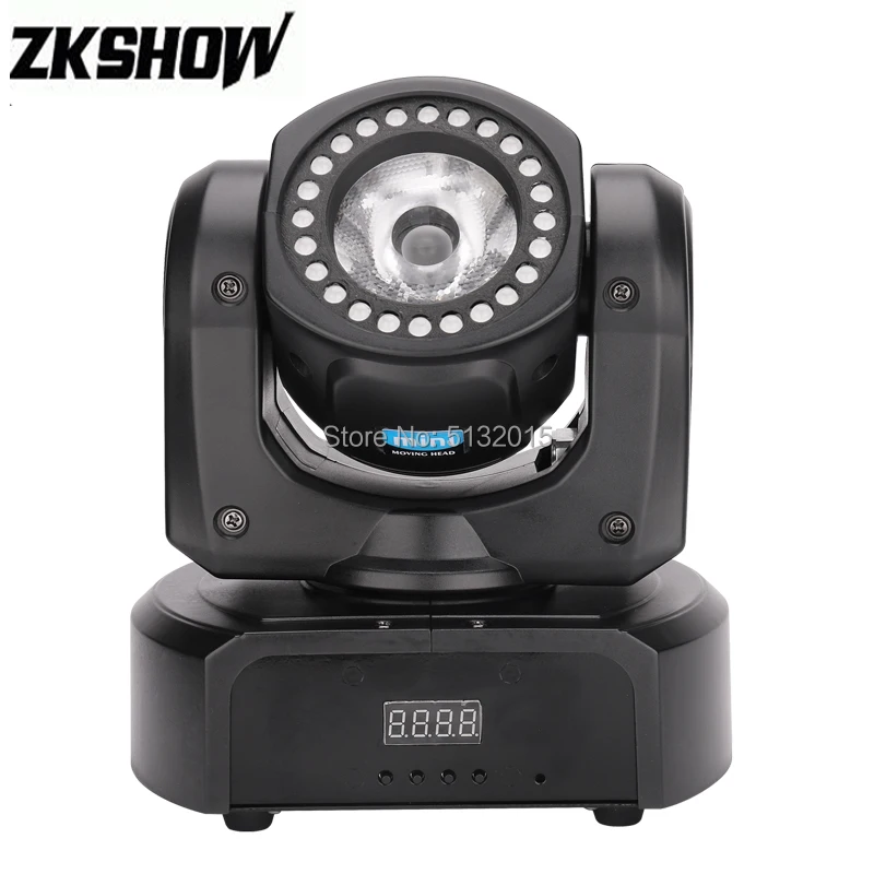 80 Вт RGBW светодиодный карманный переносное потолочное освещение мини DVI 24+ 1 Pro звуковое оборудование для сценического освещения для вечерние костюм Go-Go диско-паб