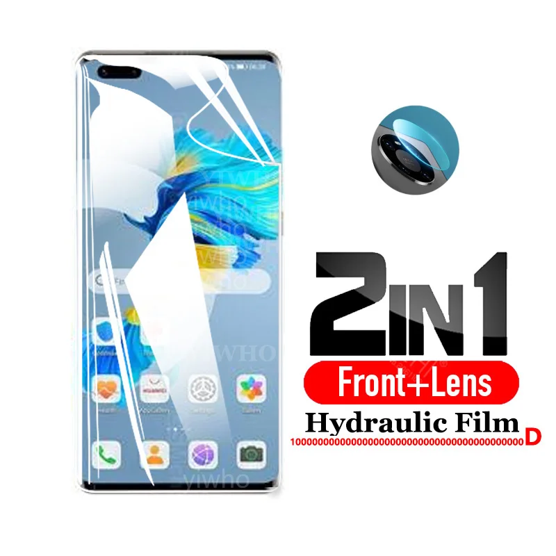 

front back lens film for huawei mate 40 pro + plus 40pro+ screen protector hydrogel camera Protective glass for mate40 pro plus