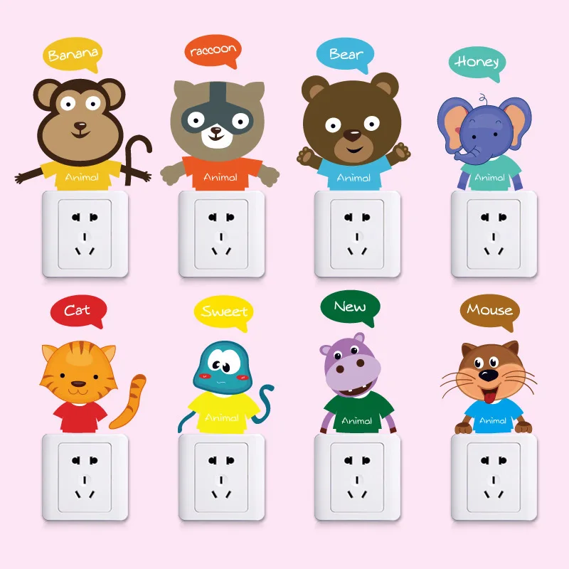 Apagadorets Y Contactos Funda Room Frame Outlet Plug светильник De Decoration для наклеек на розетку