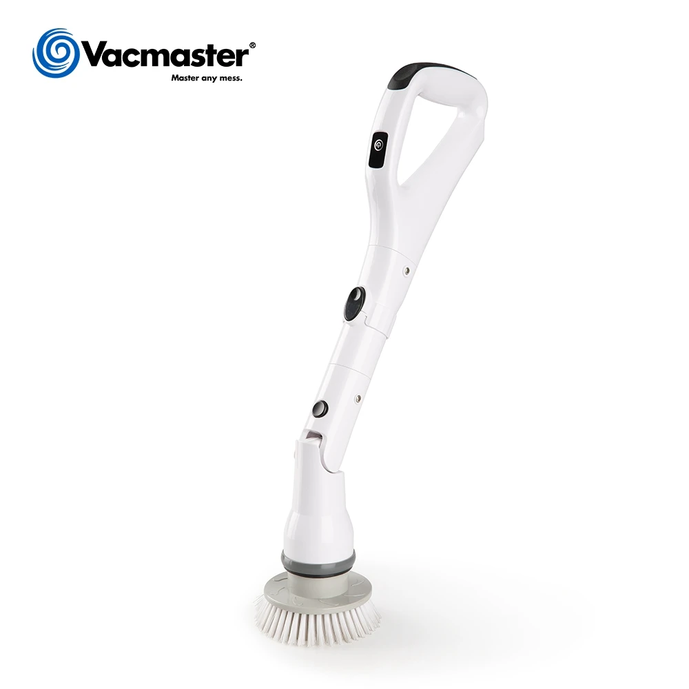 

Vacmaster rechargeable electric wireless power scrubber with 3 replace brush kit for bathroom/kitchen use DSC01