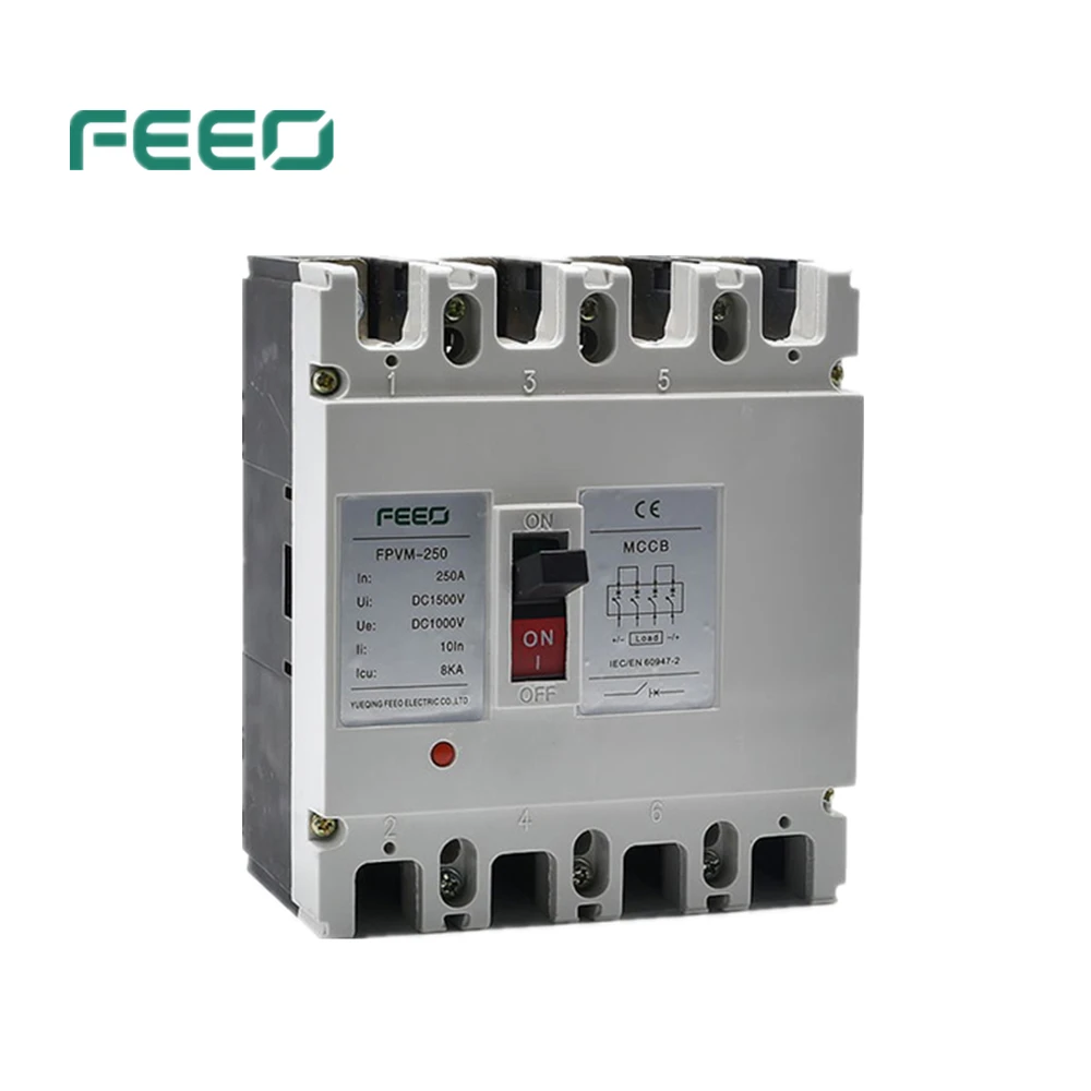 FEEO 4P FPVM-125 125А 1000 В Литой чехол выключатель постоянного тока MCCB