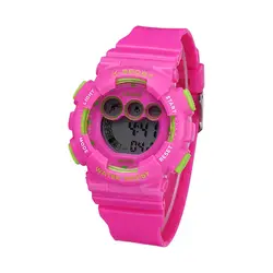 DUOBLA детские часы для девочек новые модные детские водонепроницаемые спортивные розовые электронные детские часы