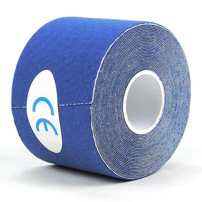 2 размера кинезиологическая лента Атлетическая лента Спортивная восстанавливающая лента обвязка для спортзала фитнес Теннис Бег колено Защитная муфта для мышц ножницы - Цвет: blue