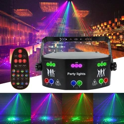 YSH15 Eyes – Lumière LED de Soirée Disco avec Laser, Stroboscope DMX pour Scène de Danse, Décoration Musicale pour Club et Boîte de Nuit, DJ, Rave 