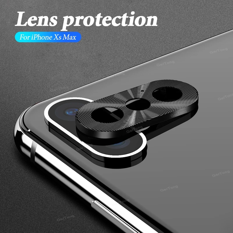 5 шт./партия кольцо покрытие алюминия крышка объектива для iPhone XS Max X S XR объектив камеры протектор чехол кольцо аксессуары для iPhone