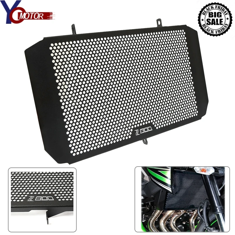 

With z800 LOGO Motorcycle CNC Radiator Grille Guard Cover For KAWASAKI Z800 Z 800 Z800E Z800ABS 2013-2017 2016 2015 2014 2013