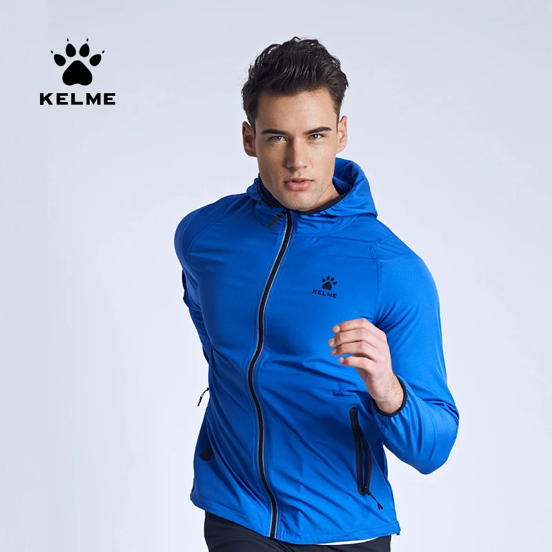 KELME Men's Sportswear Exercise Coat Windproof Jacket Joggers Football