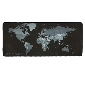 

Gaming Mouse Pad Gamer Old World Map Computer Mousepad Anti-slip Waterproof Natural Rubber Gaming Mouse Mat Small/Large