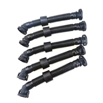 

HONGGE 5 Pcs 1.8T 06A133817Q Car Secondary Air Pump Plastic Hose for Bora Golf MK4 TT A3 S3 Seat Leon Toledo 06A 133 817Q