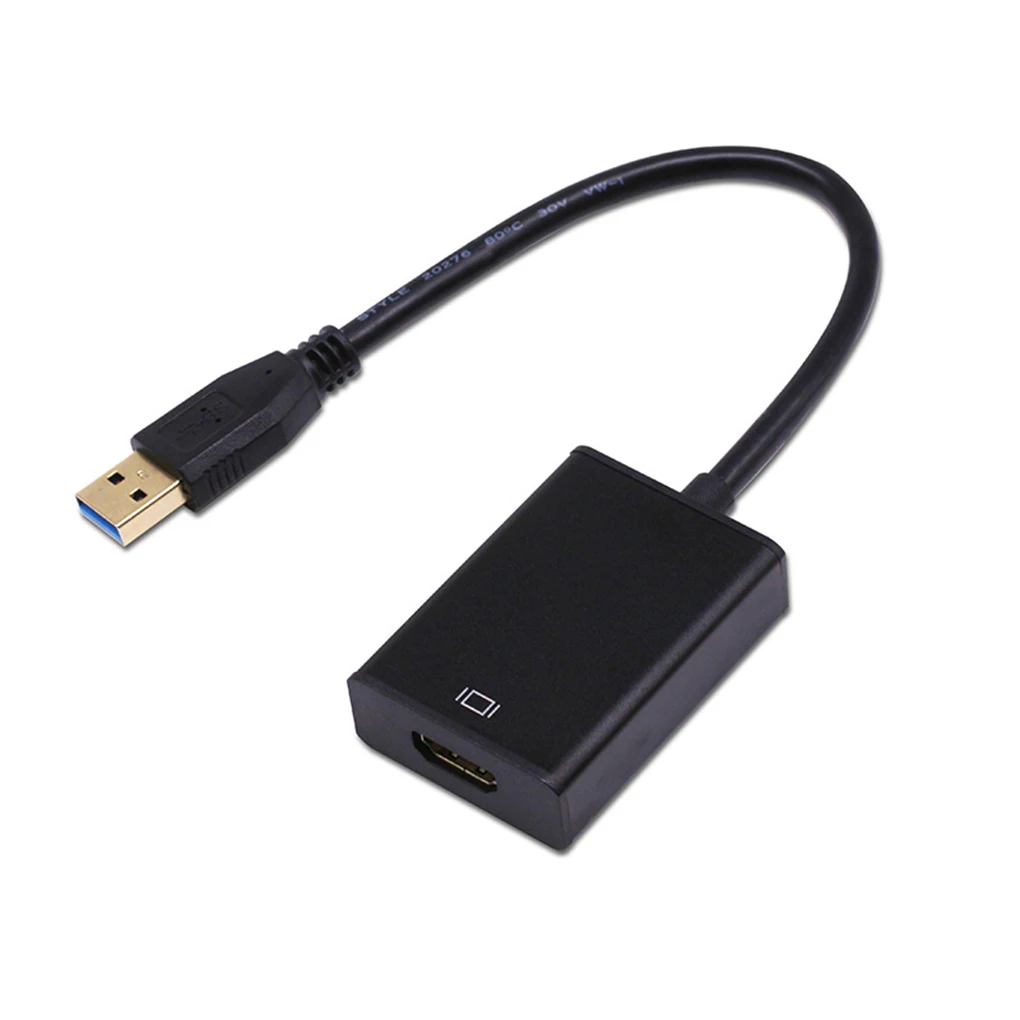 USB 3,0 к HD 1080P видео кабель адаптер для ПК ноутбука HDTV видео кабель из алюминиевого сплава конвертер