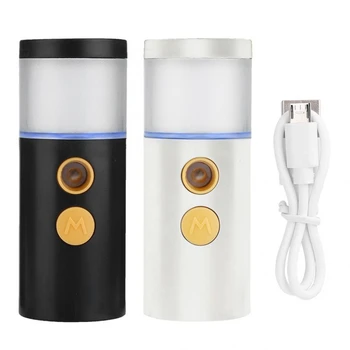 

Black 20Ml Portable Nano Mist Sprayer Facial Body Nebulizer Steamer Moisturizing Skin Care Mini Face Spray Beauty Instruments