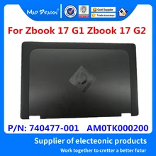 Ноутбук новый оригинальный ЖК задняя крышка задняя верхняя крышка чехол черный корпус для hp Zbook17 Zbook 17 G1 Zbook 17 G2 740477-001 AM0TK000200(China)