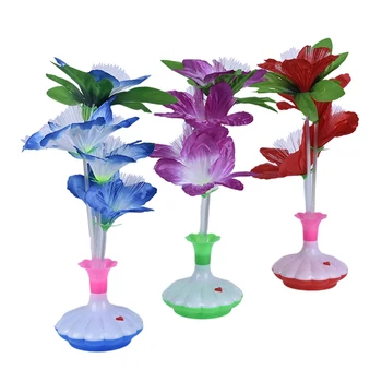 

Fiber Flower Vase Optical Fiber LED Lamp Valentine's Day Night Light Home Decor Random Color