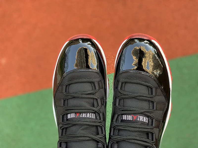 Новинка Jordan 11 Ретро Мужская обувь Баскетбольная обувь кроссовки Bred AJ11 Высокая спортивная обувь для тренировок 378037-010