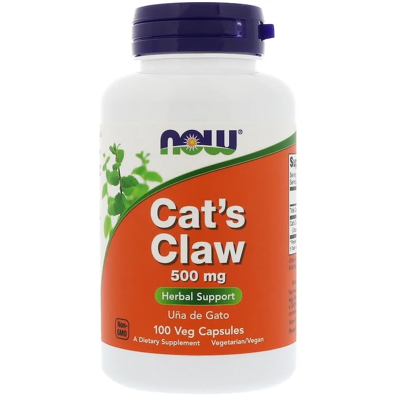 Free shipping Cat s Claw 500 mg Herbal Support Una de Gato 100 Veg Capsules