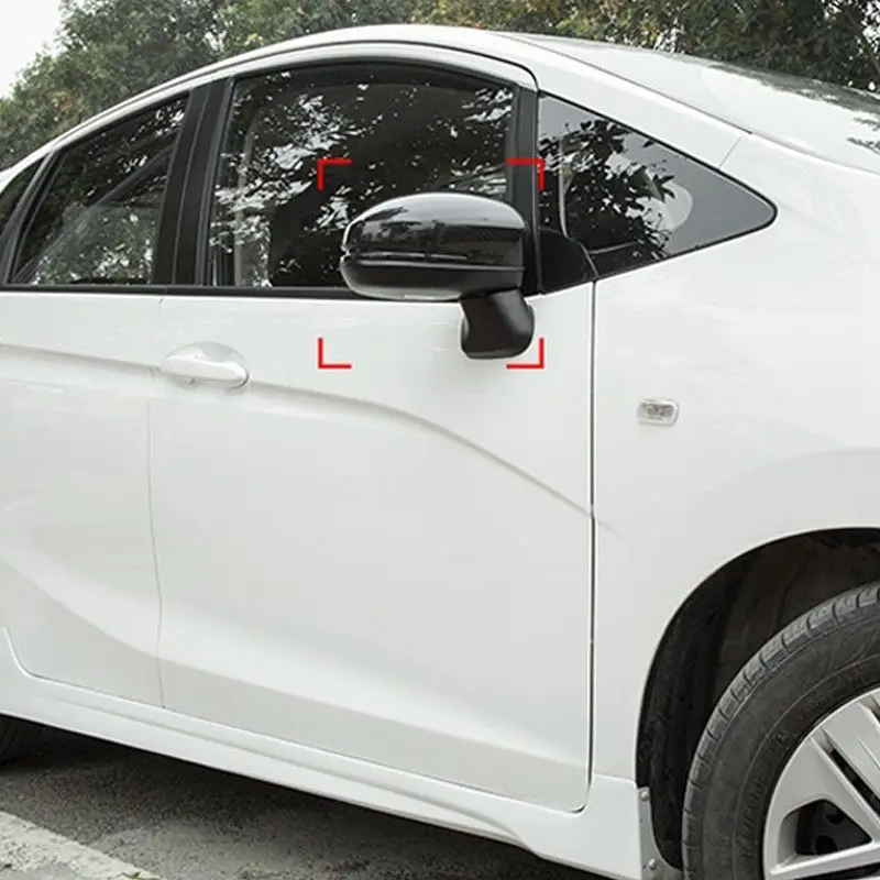 Pcmos LED сигнальные боковые зеркальные чехлы из углеродного волокна для Honda FIT JAZZ 2018