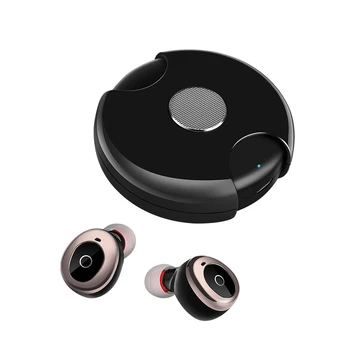 

360 Degree Arbitrary Rotating Fingertip Gyro Decompression Headset 5.0 Binaural TWS Wireless Bluetooth Headset