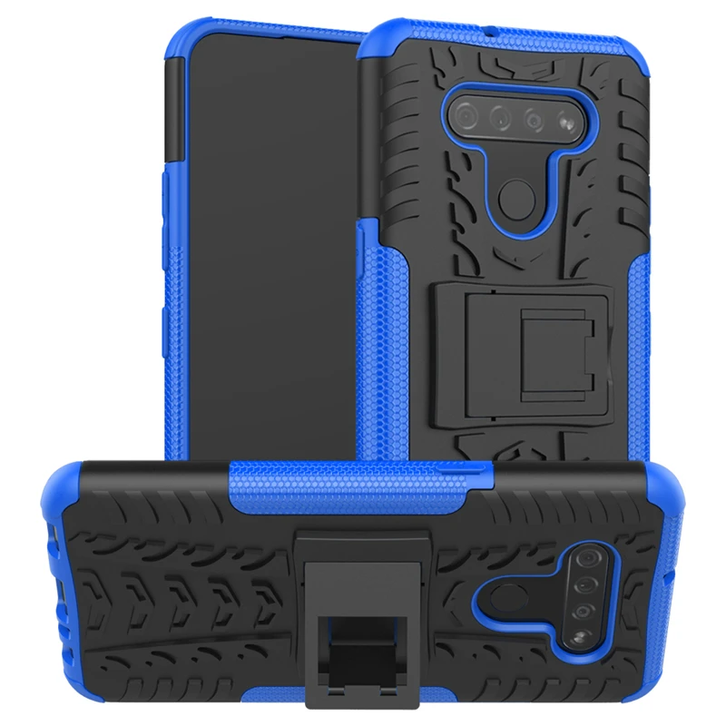Wolfsay For Case LG K51 Shockproof Rubber Defender Hard Armor Cover V50S ThinQ 5G Phone G8X | Мобильные телефоны и