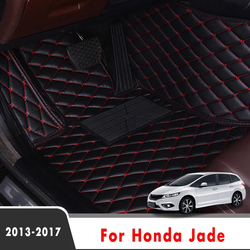 For Honda Jade 2017 2016 2015 2014 2013 4 seats Car Floor Mats Protector Covers Auto Accessories Decoration Custom Styling Rugs |