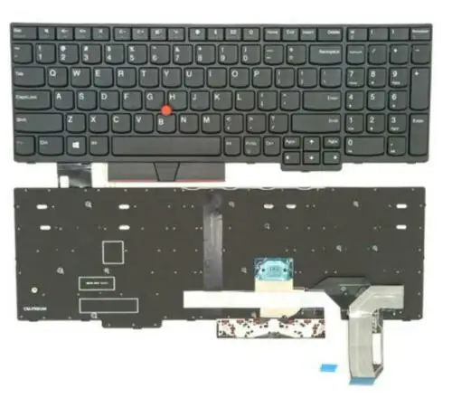Nuovo Per Lenovo Thinkpad E580 E585 E590 L580 P52 P53 P73 T590 Tastiera Cornice Retroilluminata Usa