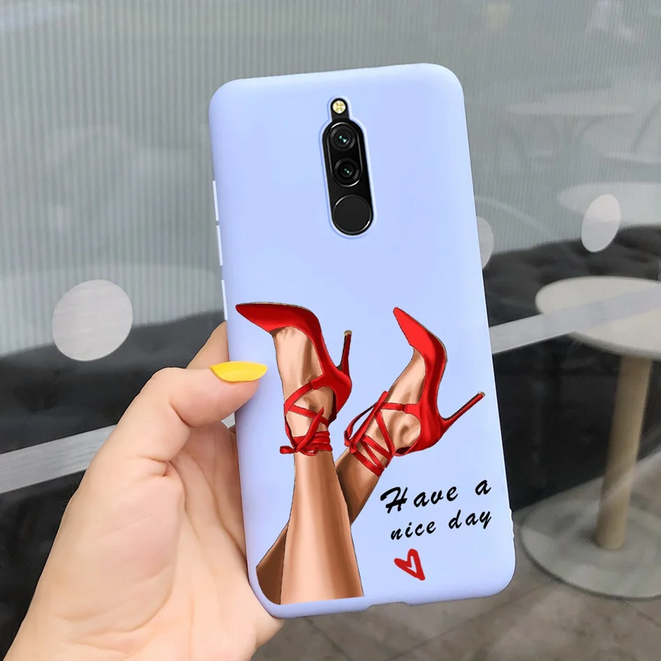 xiaomi leather case charging Ốp Lưng Cho Xiaomi Redmi 8 Trường Hợp Redmi 8A Lưng Coque Hoạt Hình Fundas Mềm TPU Túi Đựng Điện Thoại Cho Xiaomi Redmi 8 8A A8 Redmi8 Ốp Lưng cases for xiaomi blue Cases For Xiaomi