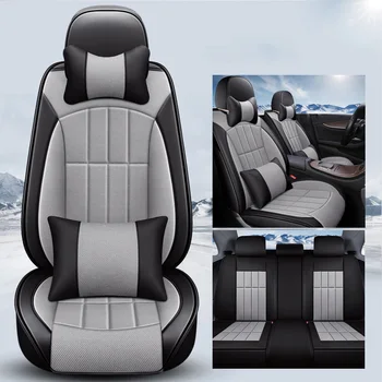 

Universal car seat covers for toyota avensis t25 wish prado 120 150 corolla prius land cruiser 100 camry aygo rav gray car cover