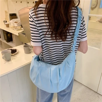

Ruffled lace Women Shoulder bags Large capacity Female Handbags Casual canvas Woman hobos Shoulder Bags Travel bags bolsa black