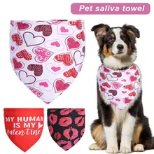 

Pretty Long-lasting Attractive Puppy Cats Triangle Saliva Towels for Celebration Pet Neckerchief Kitten Bandana