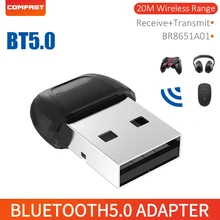 Mini adaptateur USB sans fil Bluetooth 2.4GHz, Dongle, transmetteur Audio, récepteur, BT5.0, pour ordinateur portable, souris, haut parleur