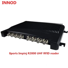 Новое поступление 8 портов Impinj R2000 чип RP-TNC разъемы TCP/IP RJ45 фиксированный Пассивный, дальнего радиуса действия uhf rfid многометочный считыватель