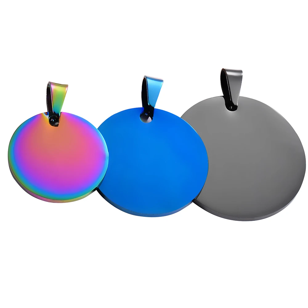 Pendant Necklace Jewelry Gift 5Pcs/Lot Stainless Steel Military Army Charm Dog Tags