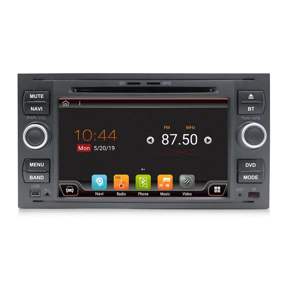 Автомагнитола 2 Din 6 дюйма Android 10 0 для FORD FOCUS MONDEO S MAX CONNECT 2005 2007 мультимедиа + 32 ГБ 4
