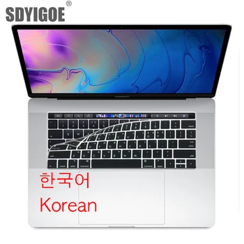 

Korean US-Key US-Enter Keyboard Cover case Protector For Macbook Pro 13Air 11 12 15 touchbar A2159 A1466 A1932/A1990/A1398/A1708
