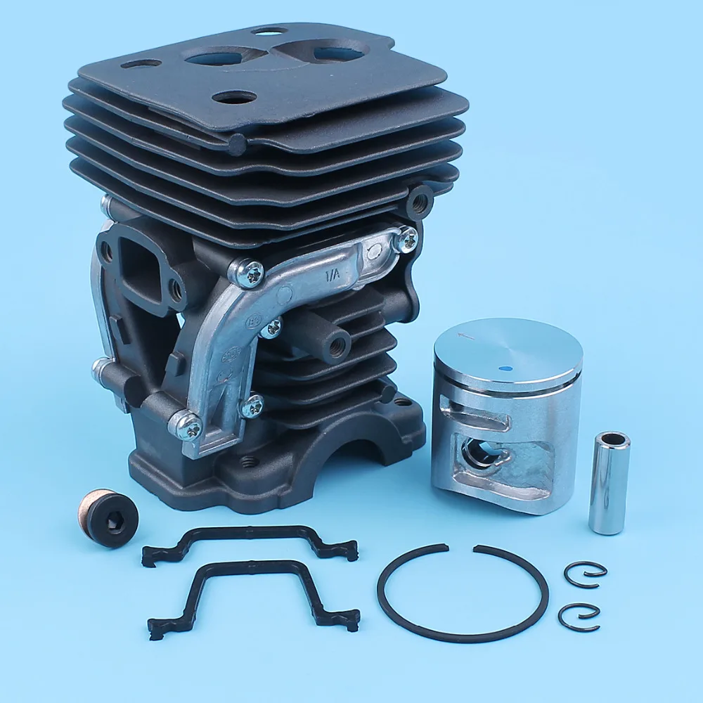 42mm Cylinder Piston Ring Kit For Husqvarna 445,445E,450,450 Rancher Chainsaw Nikasil Plated #544119902 5