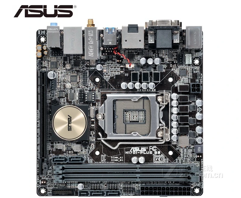 USED original motherboard for ASUS H170I-PLUS D3 Socket LGA 1151 DDR3 Desktop | Компьютеры и офис