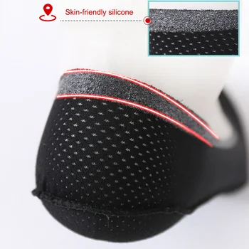 

3 Pairs Men Breathable Ice Silk Socks Low Cut Liner Non Slip Thin Invisible Sports Socks EIG88