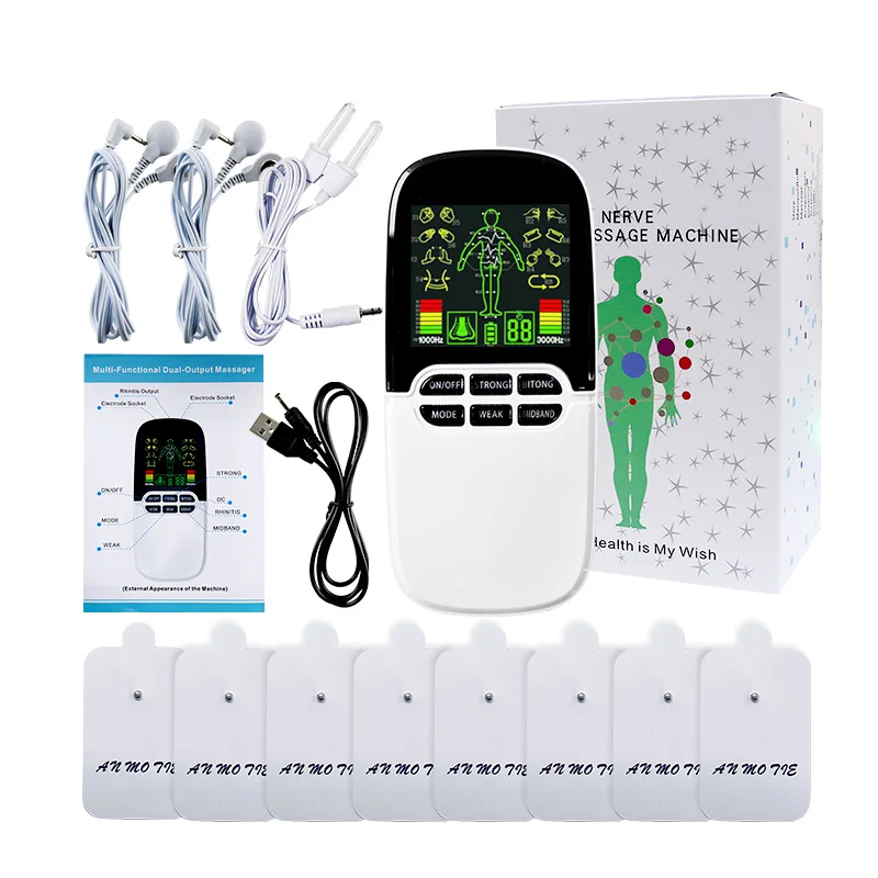 Tens Unit Массажер для облегчения боли Электронный Импульсный массаж EMS стимуляция