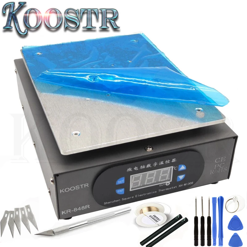KR 848R устройство предварительного нагрева 220V/110V цифровой подогреватель платформы