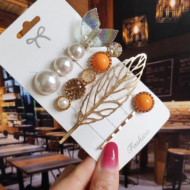 Starfish Hair Clip For Women 2022 Korean Acrylic Hairpins Geometric Crystal Hair Barrettes Girl Hair Accessories Hairgrip