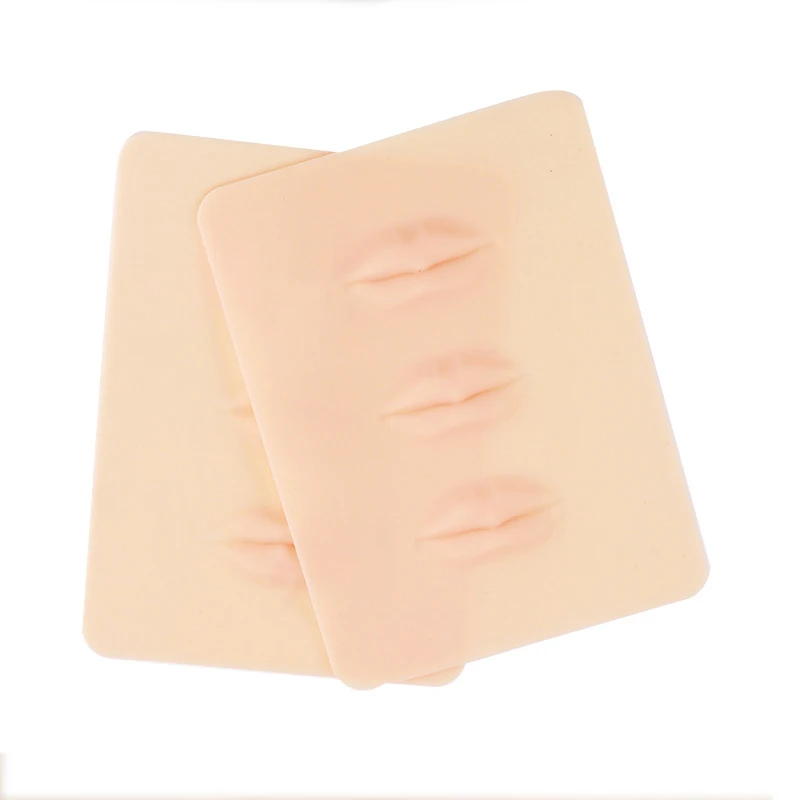 

3D Silicone Microblading Practice Skin Permanent Makeup Accessories Supplies Blank Tattoo Eyebrow Lip Practice Skin for Beginner