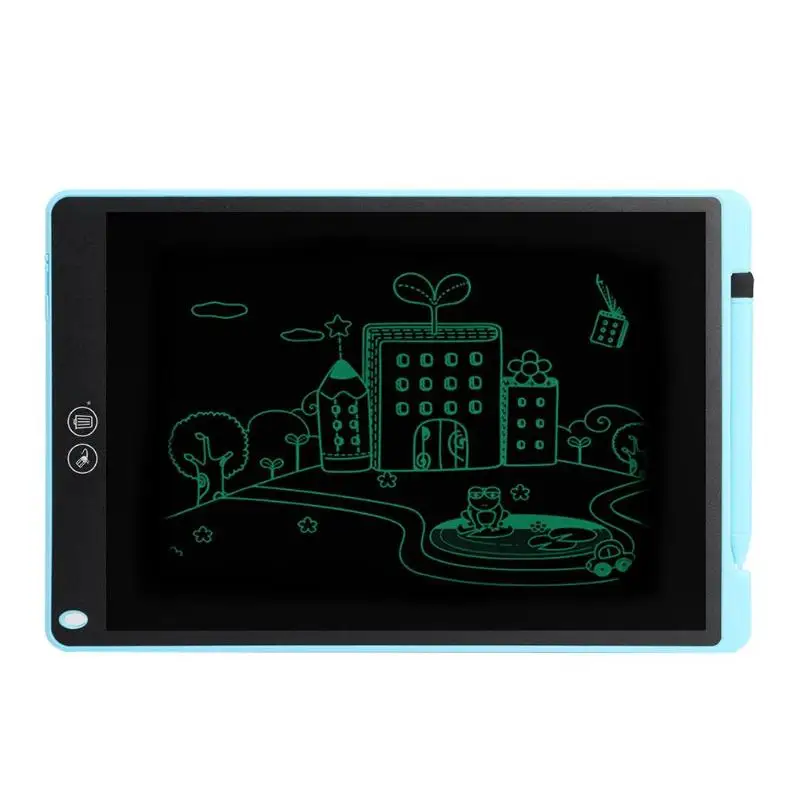 12 inch LCD Writing Tablet Partially Erasing Drawing Board Electronic Thick Pen Highlighting Pads DIgital Tablets With Battery