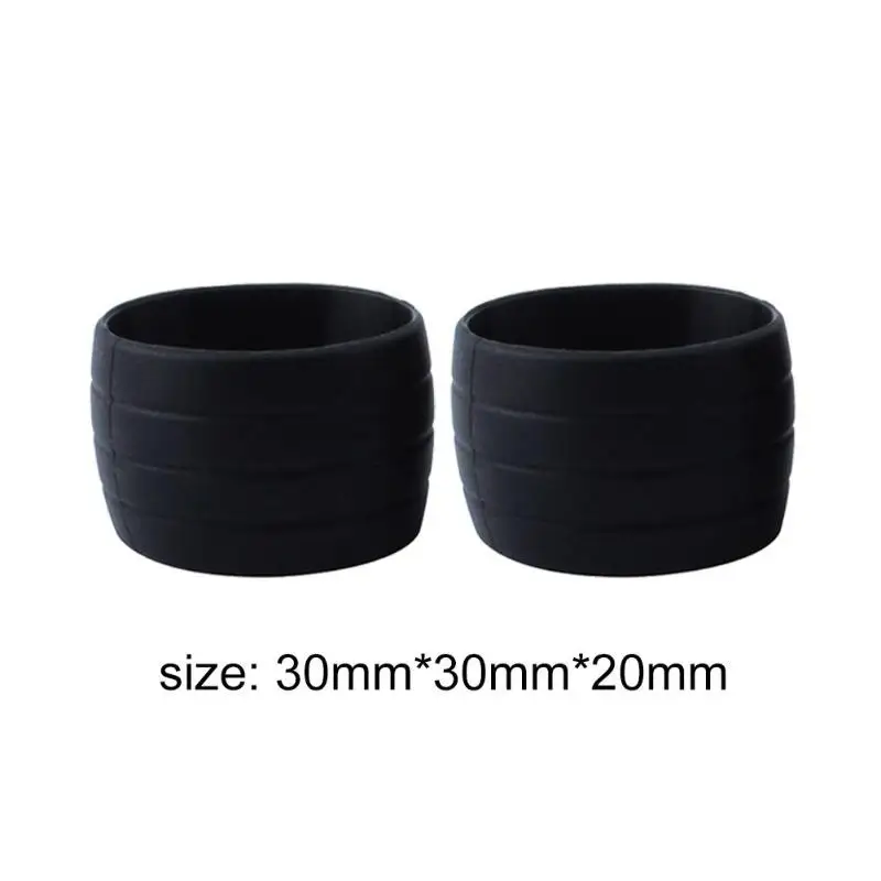 1 Pair Handlebar Strap Silicone Collar Bike Silicone Plug Rubber Anti-Skip Road Bike Plugs For Bar Tape Bike Accessories