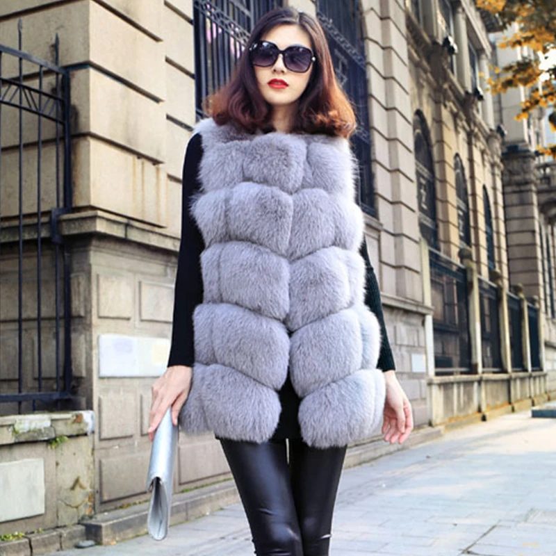 FAUX FUR VEST